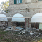 Rivestimento colonne e realizzazione archi